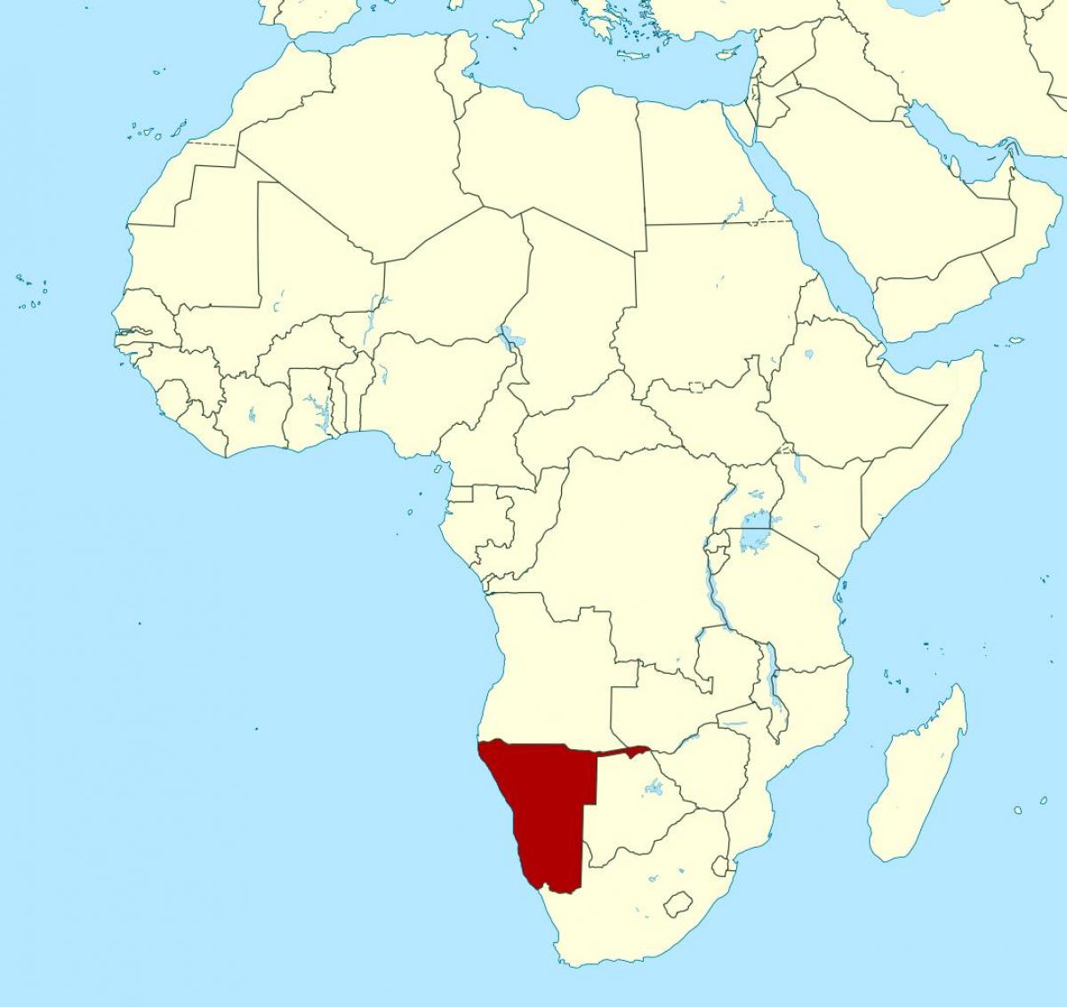 Kart Namibia Afrika